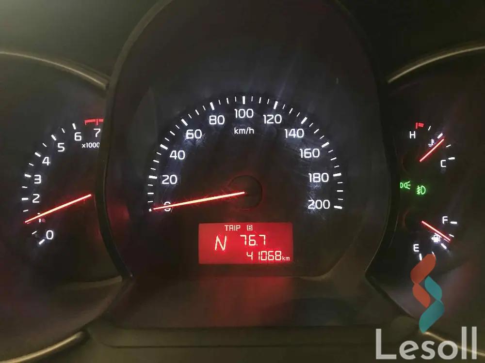 كيا بيكانتو اوتوماتك جديدة أحمر موديل 2016