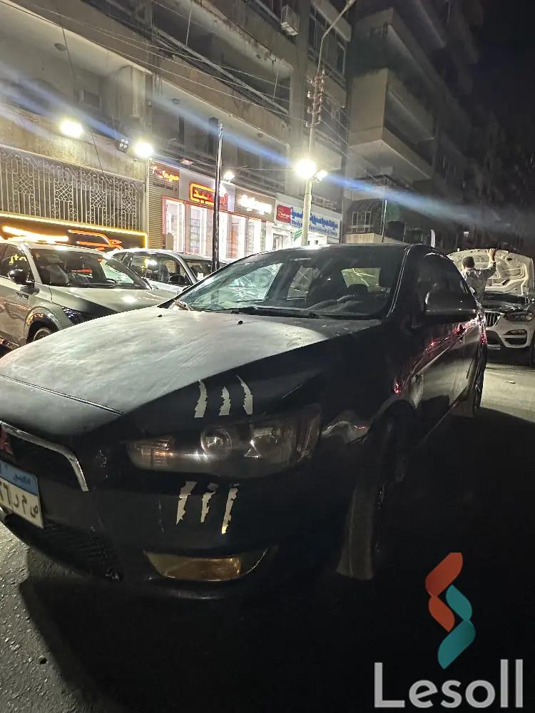 ميتسوبيشي لانسر اوتوماتك مستعملة أسود موديل 2014