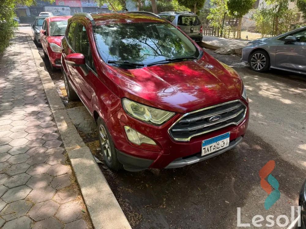 Ford ecosport s automatic used maroon model 2019 - Main Image