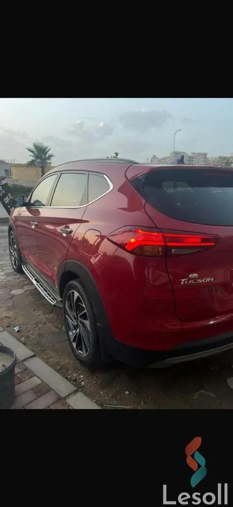 هيونداي توسان اوتوماتك مستعملة أحمر موديل 2019