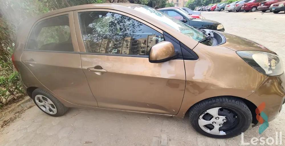 كيا بيكانتو مانيوال مستعملة أزرق موديل 2013