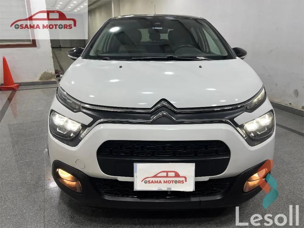 ستروين سي3 اوتوماتك مستعملة أبيض موديل 2022