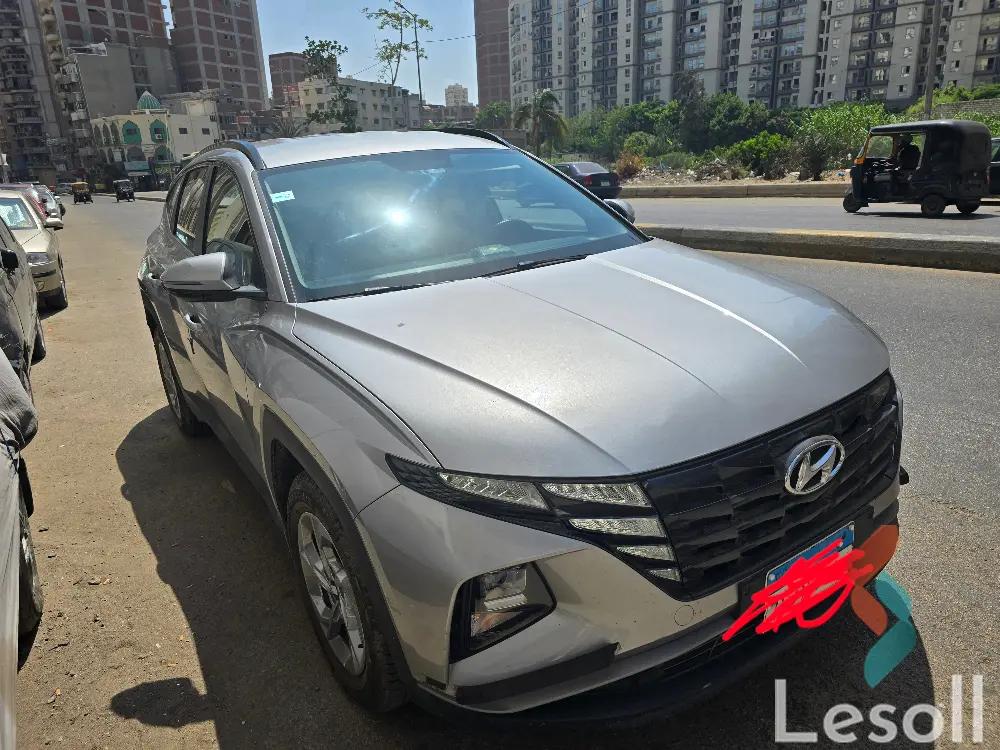 هيونداي توسان اوتوماتك مستعملة فضي موديل 2022