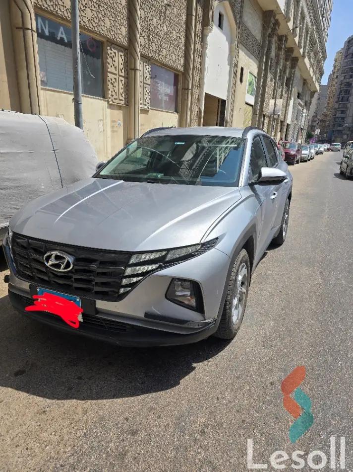 هيونداي توسان اوتوماتك مستعملة فضي موديل 2022