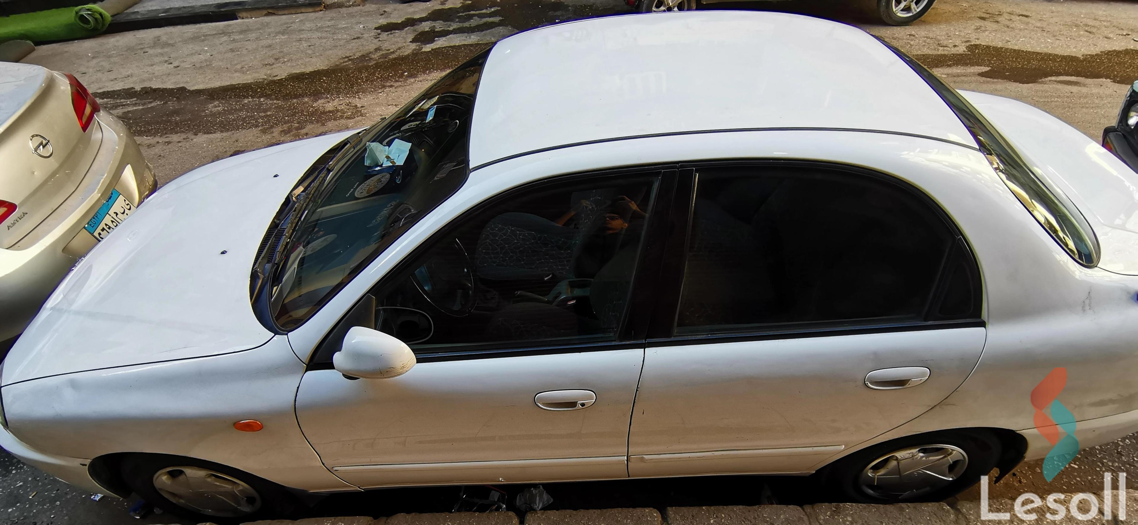 دايو لانوس مانيوال مستعملة أبيض موديل 2008 - كل الصور