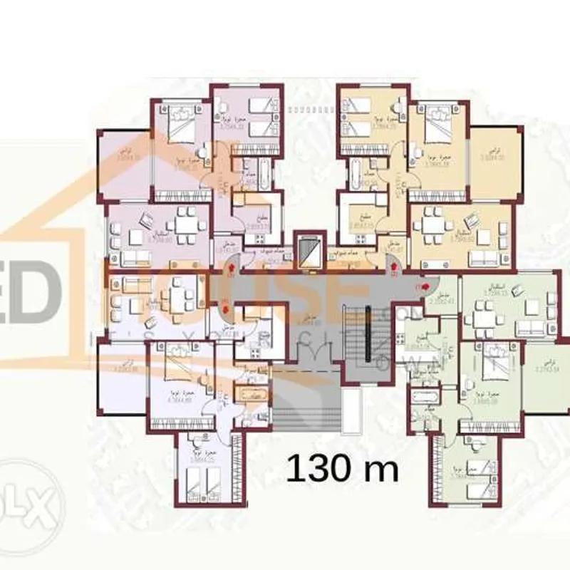 شقة للبيع بمساحة 130 متر و غرفتان في  الجيزة - صورة 3