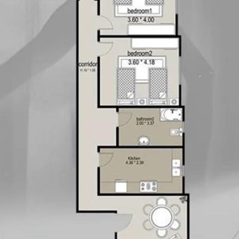 شقة للبيع بمساحة 170 متر و 3 غرف في  القاهرة - صورة 4