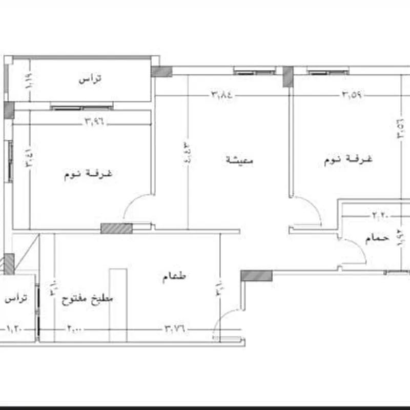 شقة للبيع بمساحة 125 متر و غرفتان في التجمع الخامس القاهرة - صورة 3