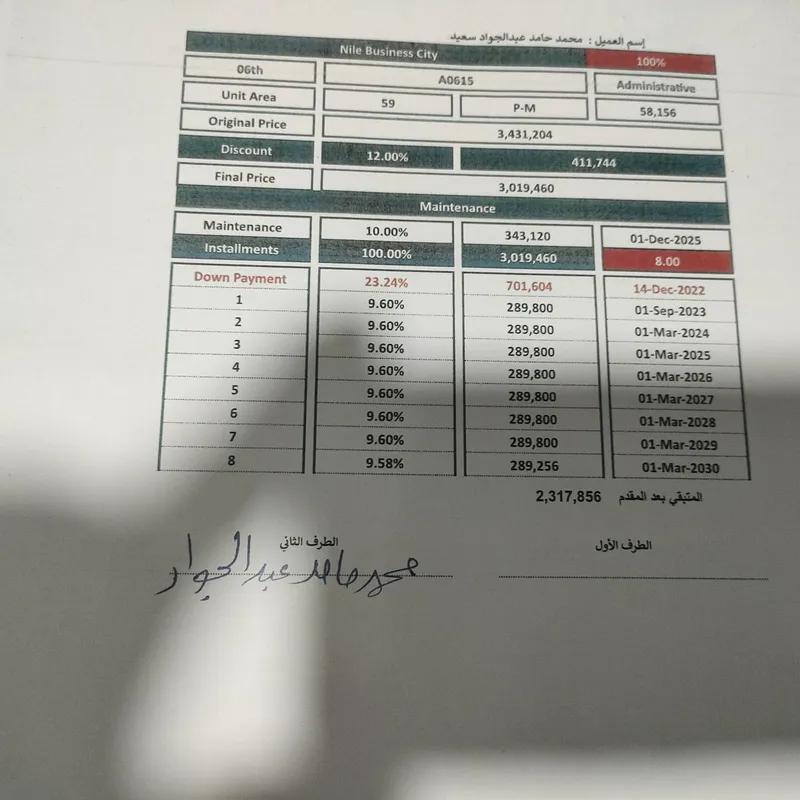 Office for sale with an area of 59 meters in  Cairo  - Image 4