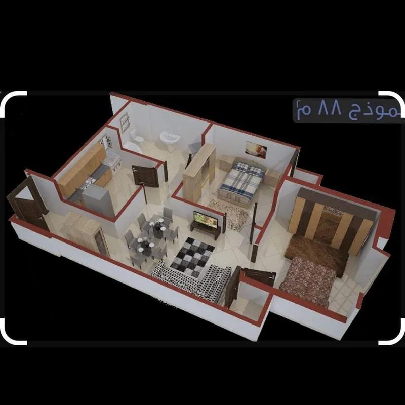 Apartment for sale with an data.area 88 meters and 2 room in  Nasr City Cairo  - Image 4