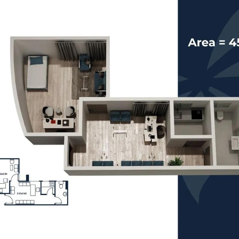 Office for sale with an area of 62 meters in Nasr City Cairo  - Image 4