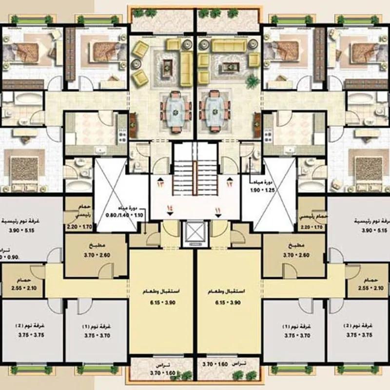 شقة للبيع بمساحة 139 متر و 3 غرف في  القاهرة - صورة 3