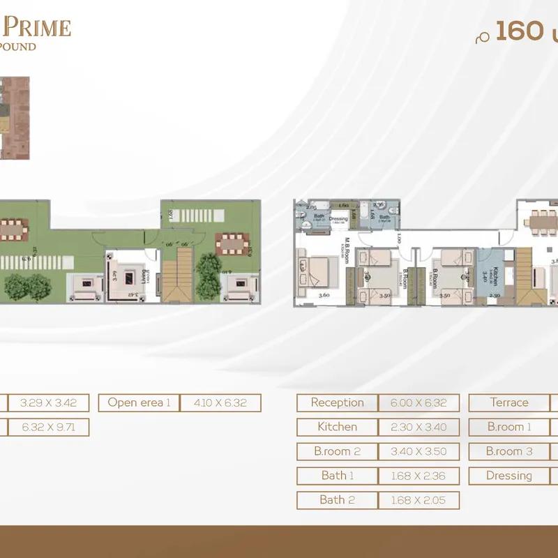 Penthouse for sale with an data.area 20 meters and 4 data.rooms in   Cairo  - Image 4