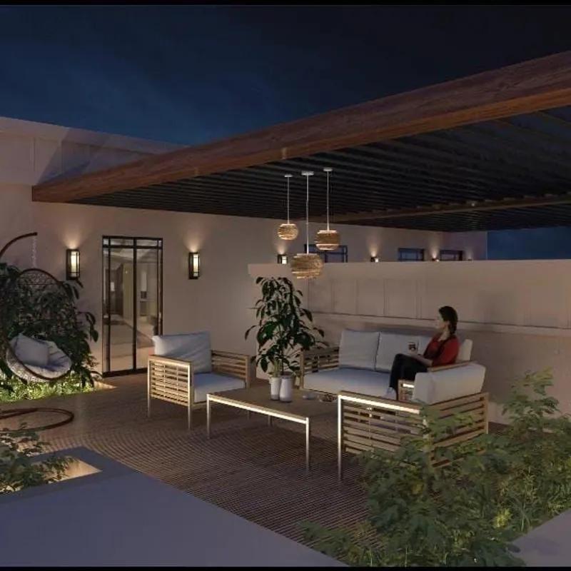 شقة بحديقة للبيع بمساحة 177 متر و 3 غرف في التجمع الخامس القاهرة - صورة 3