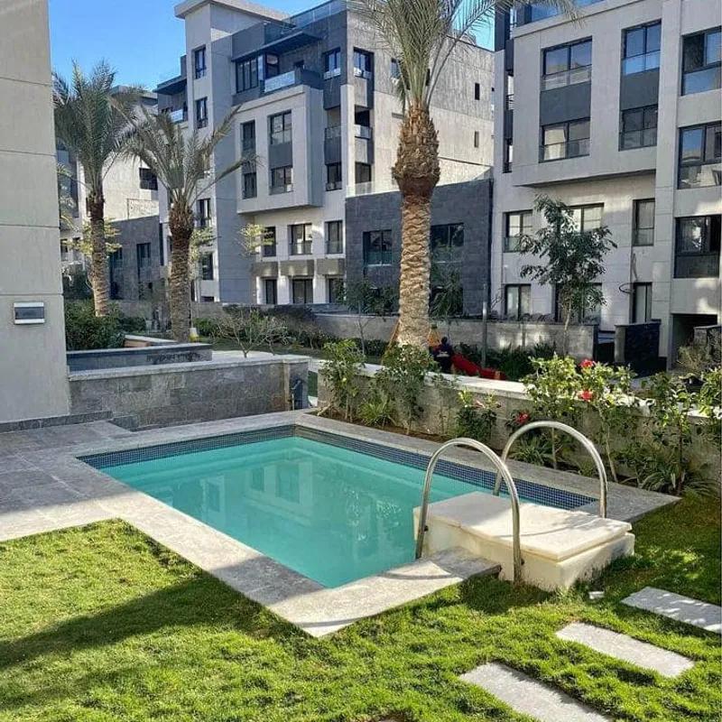 Apartment with garden for sale with an data.area 156 meters and 3 data.rooms in  5th Settlement Cairo 