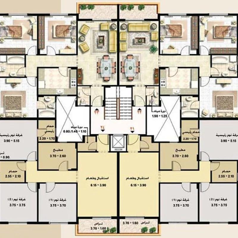 شقة للبيع بمساحة 139 متر و 3 غرف في  القاهرة - صورة 4
