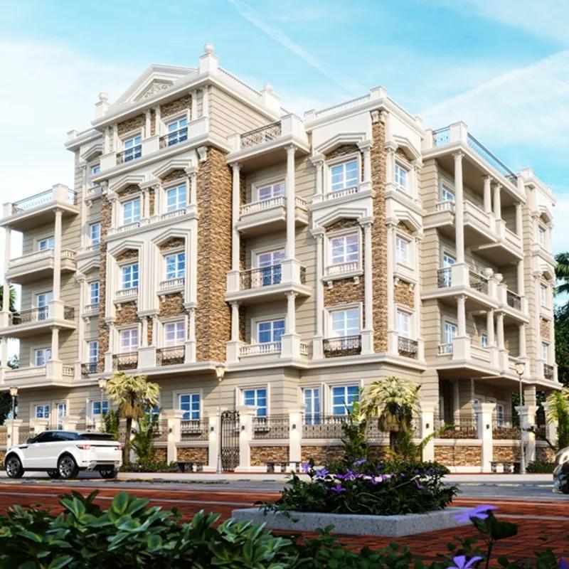 شقة للبيع بمساحة 168 متر و 3 غرف في التجمع الخامس القاهرة