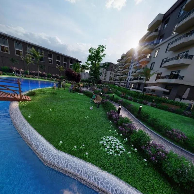 شقة بحديقة للبيع بمساحة 177 متر و 3 غرف في التجمع الخامس القاهرة - كل الصور