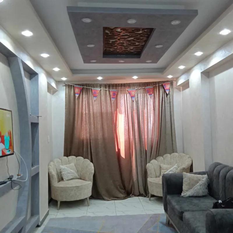 شقة للبيع بمساحة 115 متر و غرفتان في شبرا الخيمة القليوبية