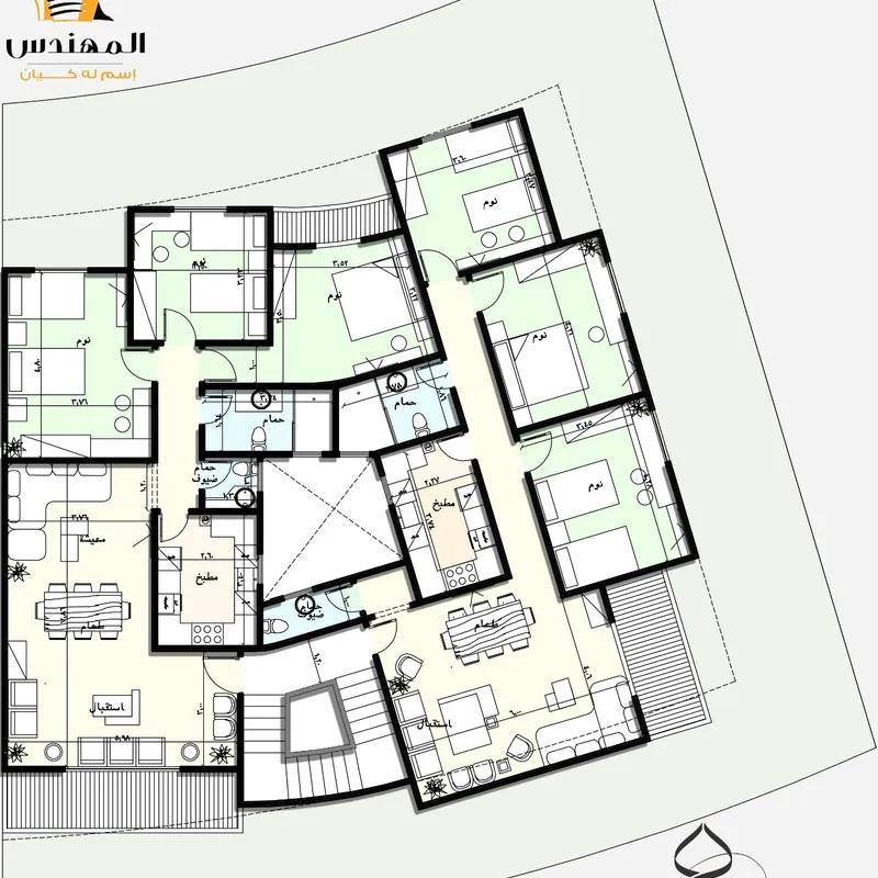 شقة للبيع بمساحة 155 متر و 3 غرف في  المنيا - صورة 3