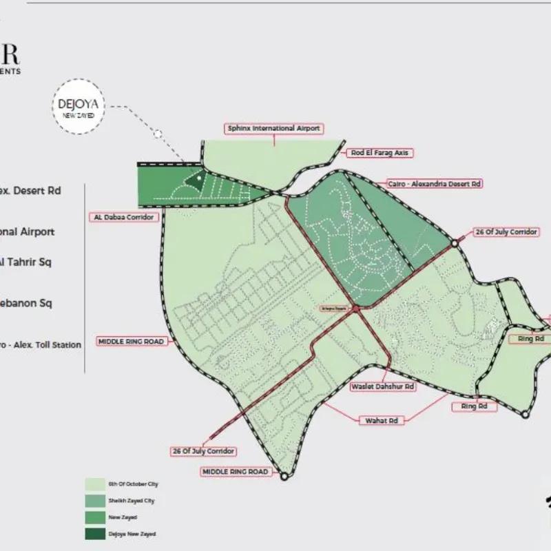شقة للبيع بمساحة 124 متر و 3 غرف في  الجيزة
