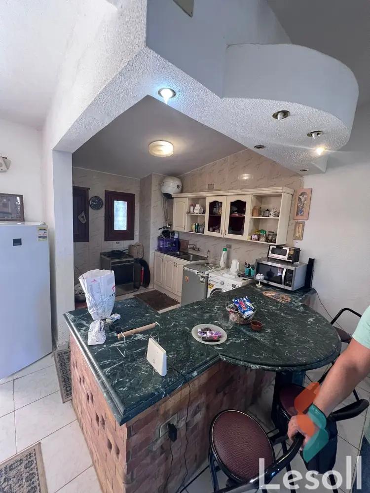 شقة للبيع بمساحة 120 متر و غرفتان في العلمين مطروح