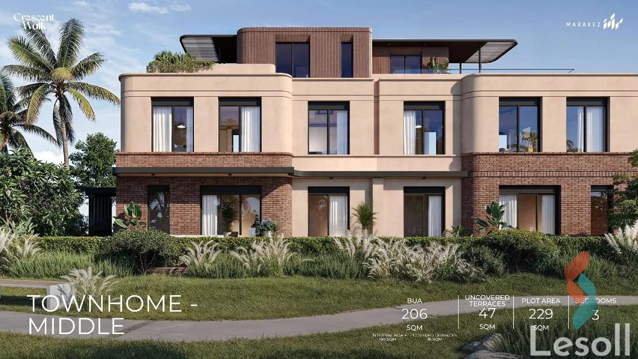 شقة للبيع بمساحة 197 متر و 3 غرف في  القاهرة الجديدة القاهرة - صورة 4