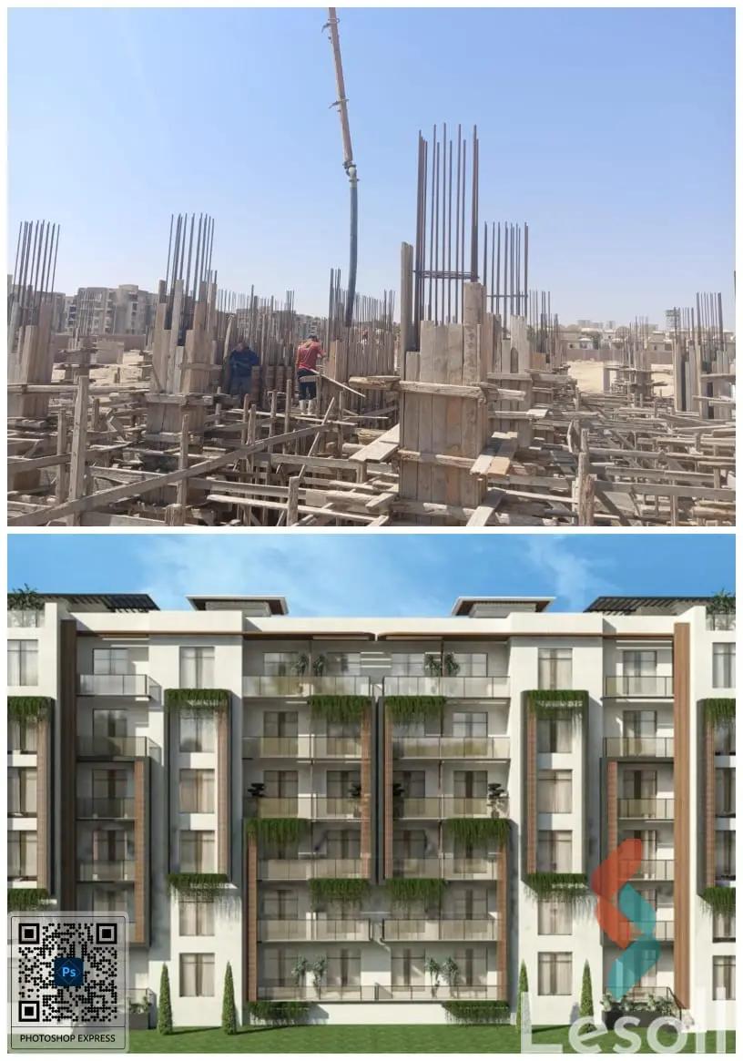 شقة للبيع بمساحة 135 متر و 3 غرف في  حدائق اكتوبر الجيزة - صورة 2