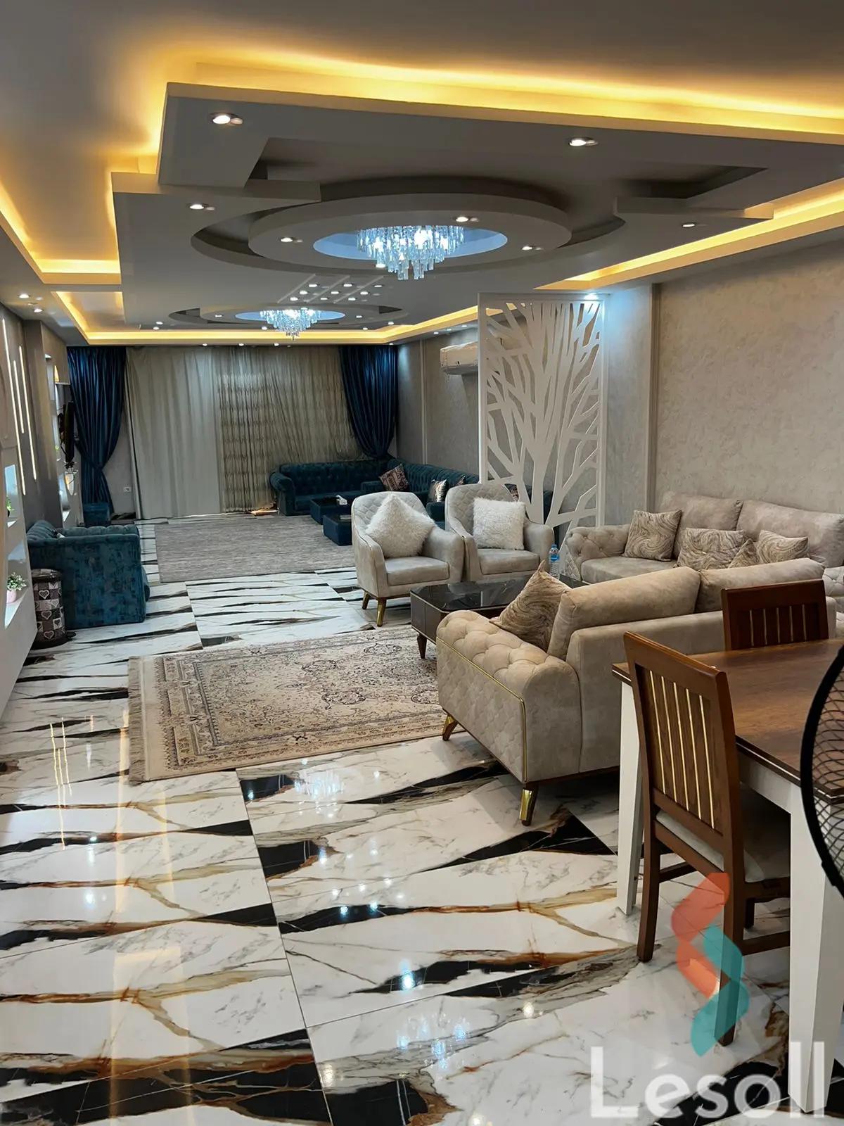 شقة للايجار اليومي بمساحة 210 متر و 3 غرف في المهندسين الجيزة