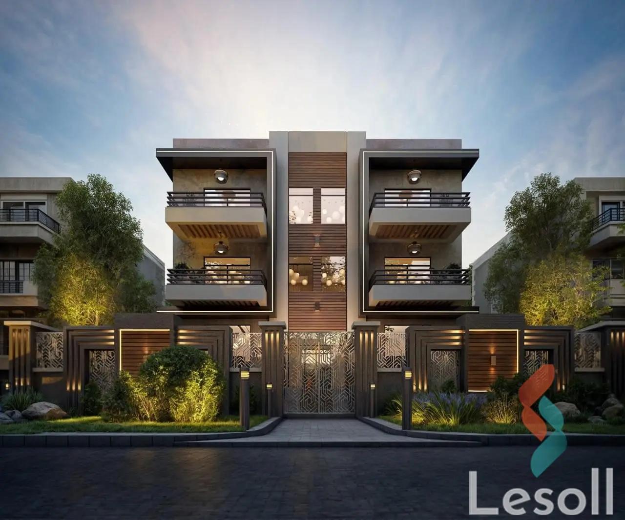 Apartment for sale with an area 225 meters and 3 rooms in  Obour Qaliubiya 