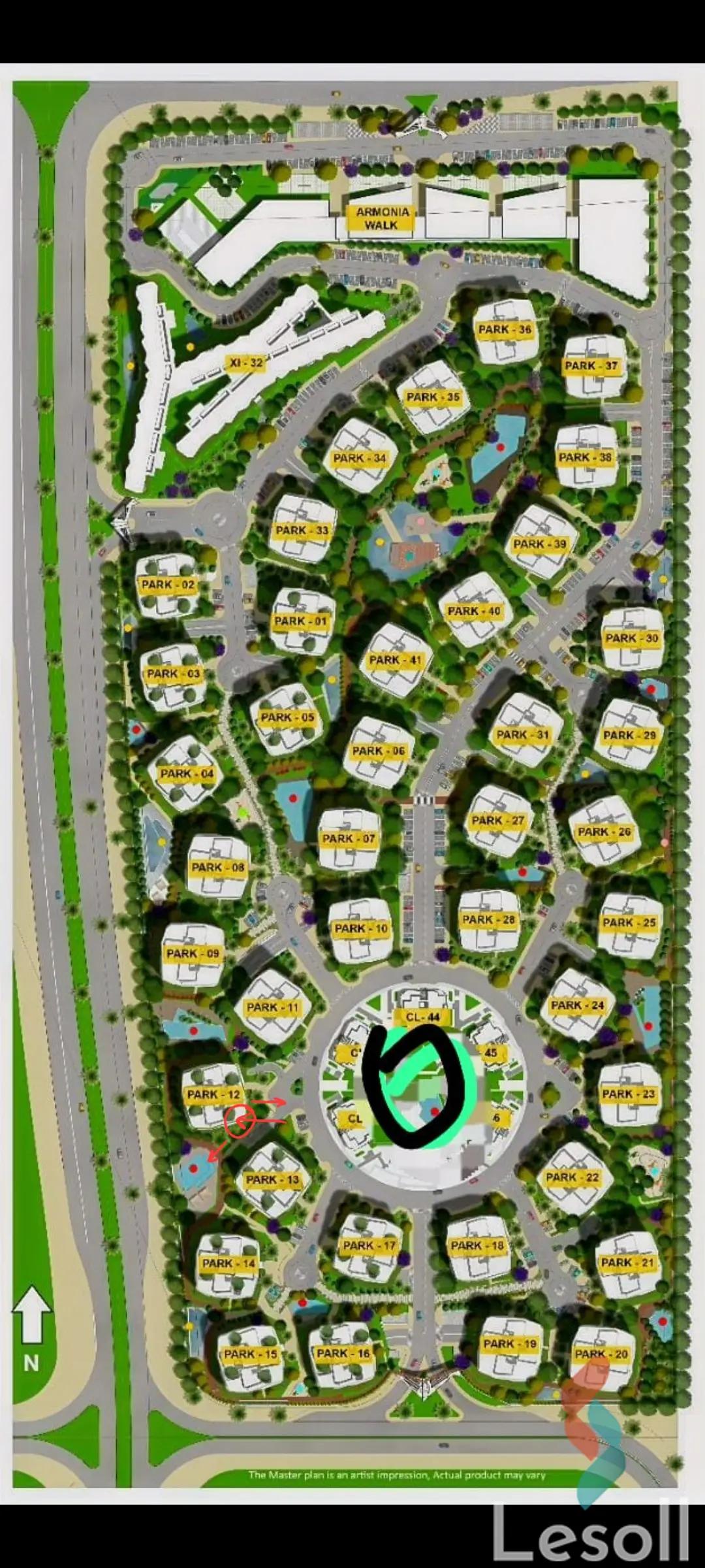 شقة للبيع بمساحة 187 متر و 3 غرف في  العاصمة الإدارية القاهرة - كل الصور