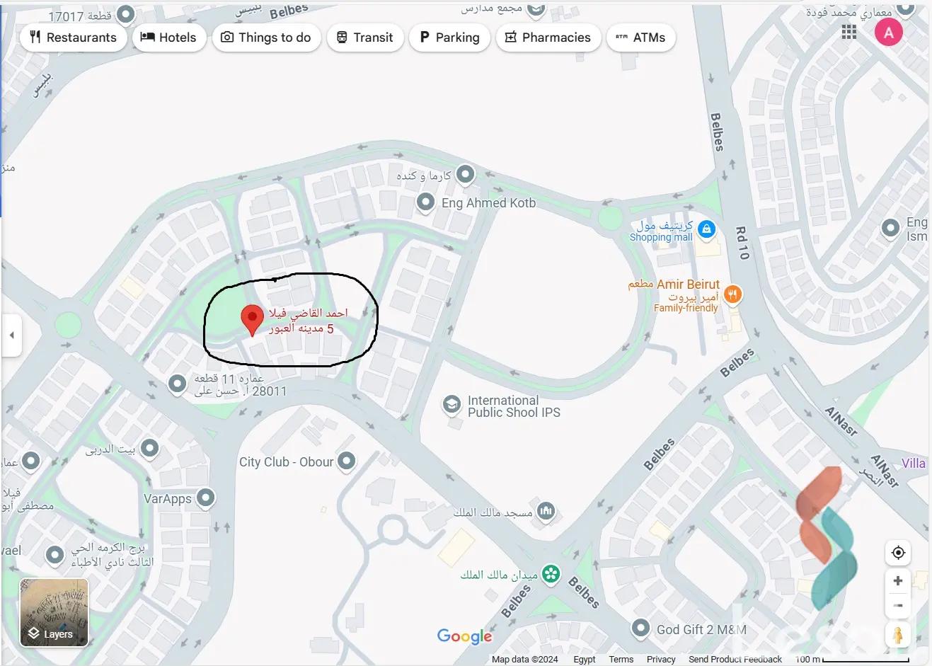 شقة للبيع بمساحة 200 متر و 3 غرف في  العبور القليوبية - صورة 2