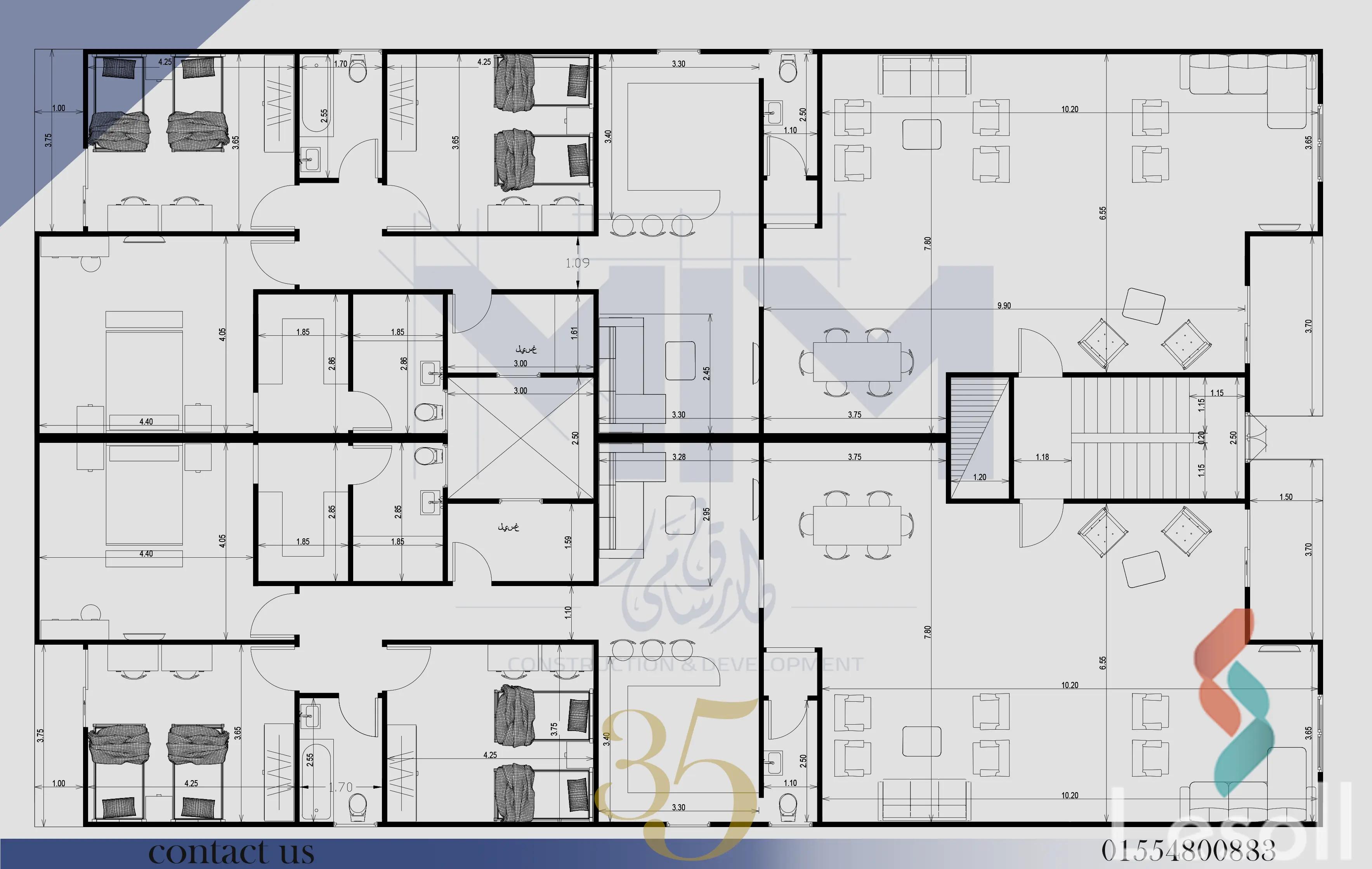 شقة للبيع بمساحة 232 متر و 3 غرف في  دمياط الجديدة دمياط - كل الصور