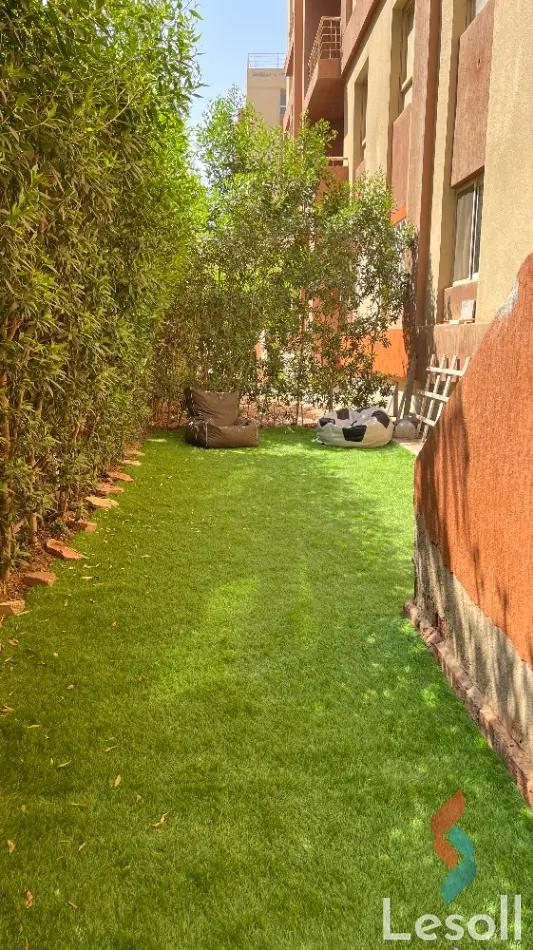 Apartment with garden for monthly rent with an data.area 120 meters and 2 rooms in October 6 Giza 