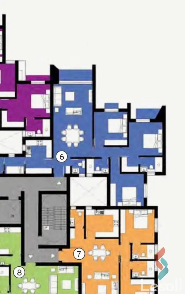 شقة للبيع بمساحة 175 متر و 3 غرف في  التجمع الخامس - القاهرة الجديدة القاهرة - صورة 2