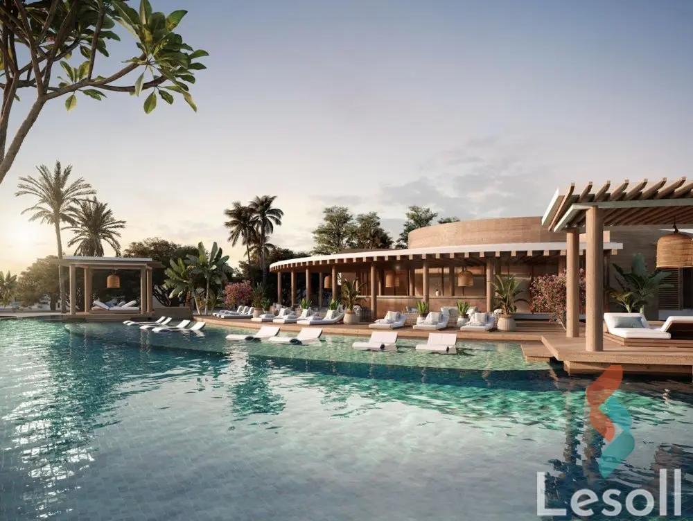 شالية للبيع بمساحة 92 متر و غرفتان في راس الحكمة مطروح