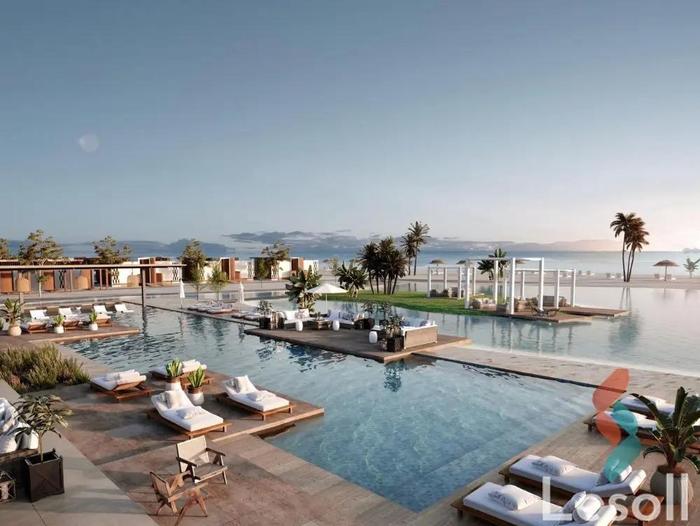 شالية للبيع بمساحة 92 متر و غرفتان في راس الحكمة مطروح