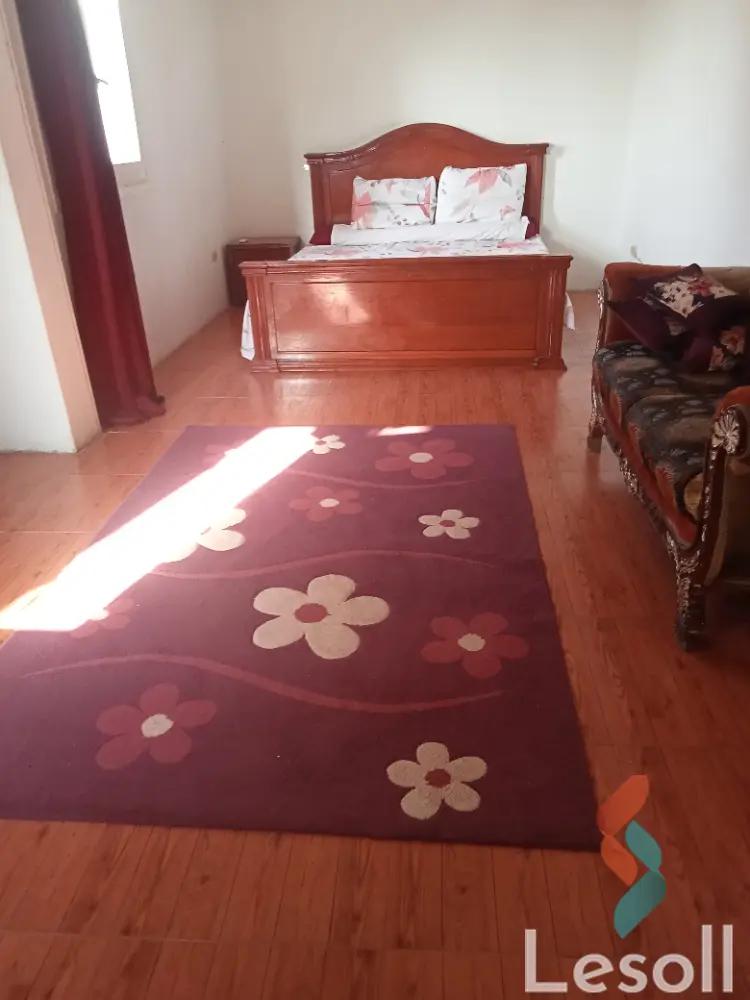 Apartment with garden for monthly rent with an data.area 100 meters and 2 rooms in Ain Shams Cairo 