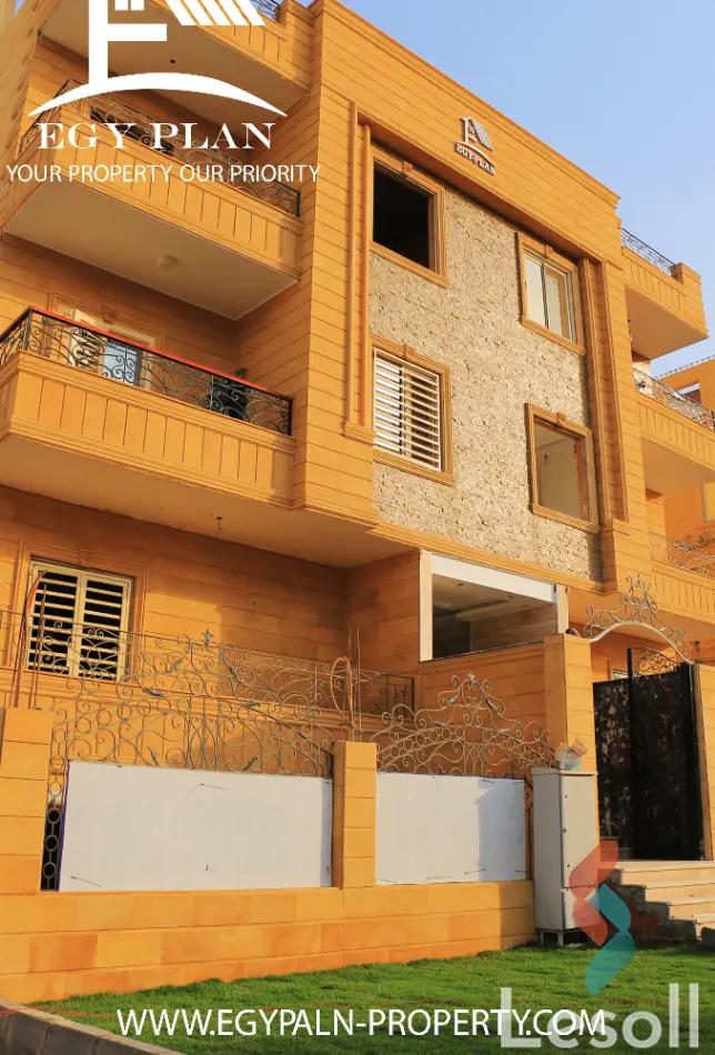 شقة بحديقة للبيع بمساحة 175 متر و 3 غرف في الشيخ زايد الجيزة