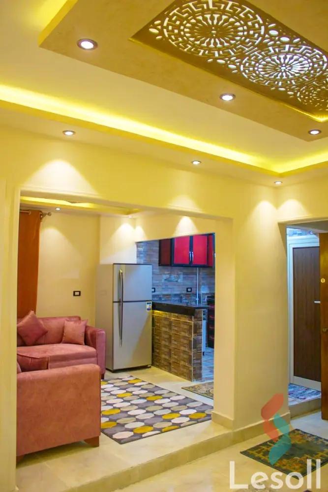 Apartment for monthly rent with an data.area 100 meters and 2 rooms in Snumberi Bishr Alexandria 