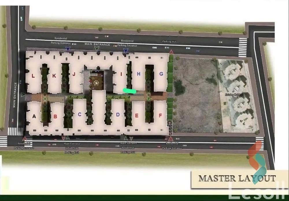 شقة للبيع بمساحة 95 متر و غرفتان في المقطم القاهرة - صورة 4