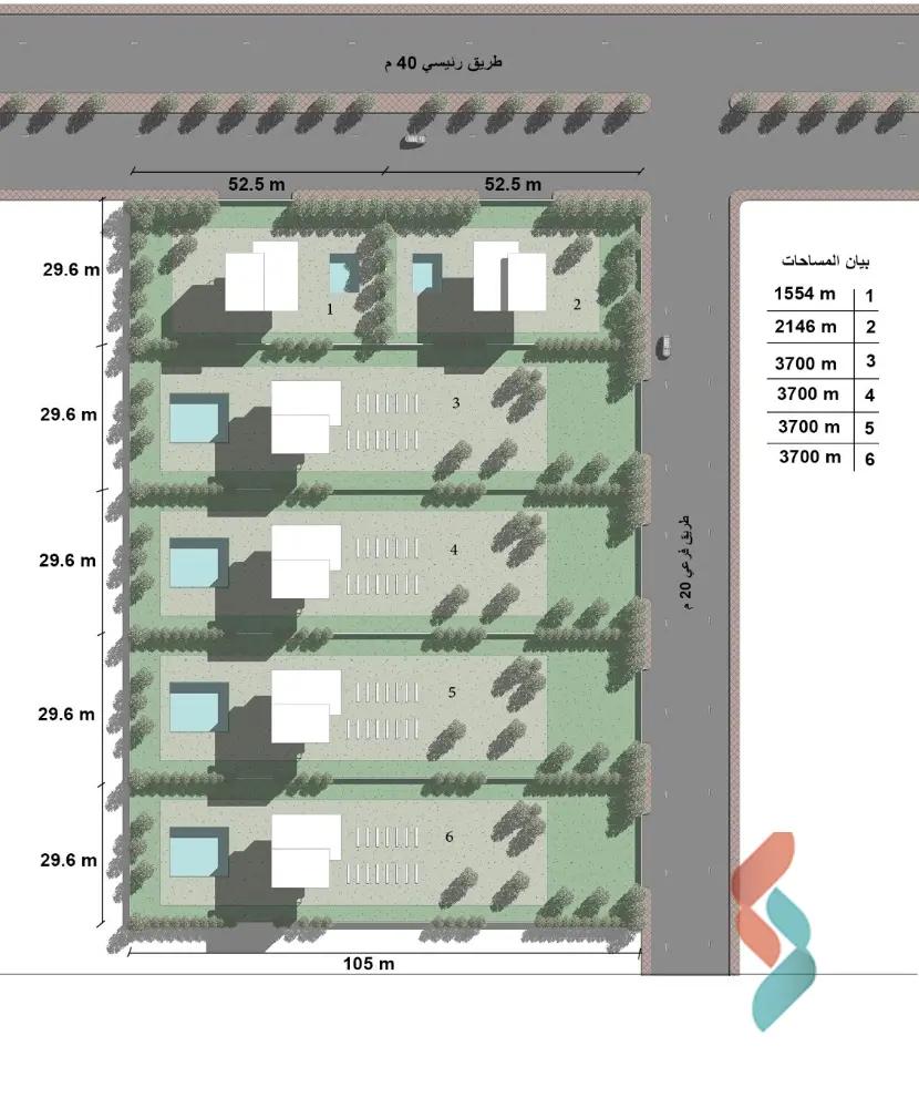 ارض مبانى للبيع بمساحة 1000 متر في 6 اكتوبر الجيزة 