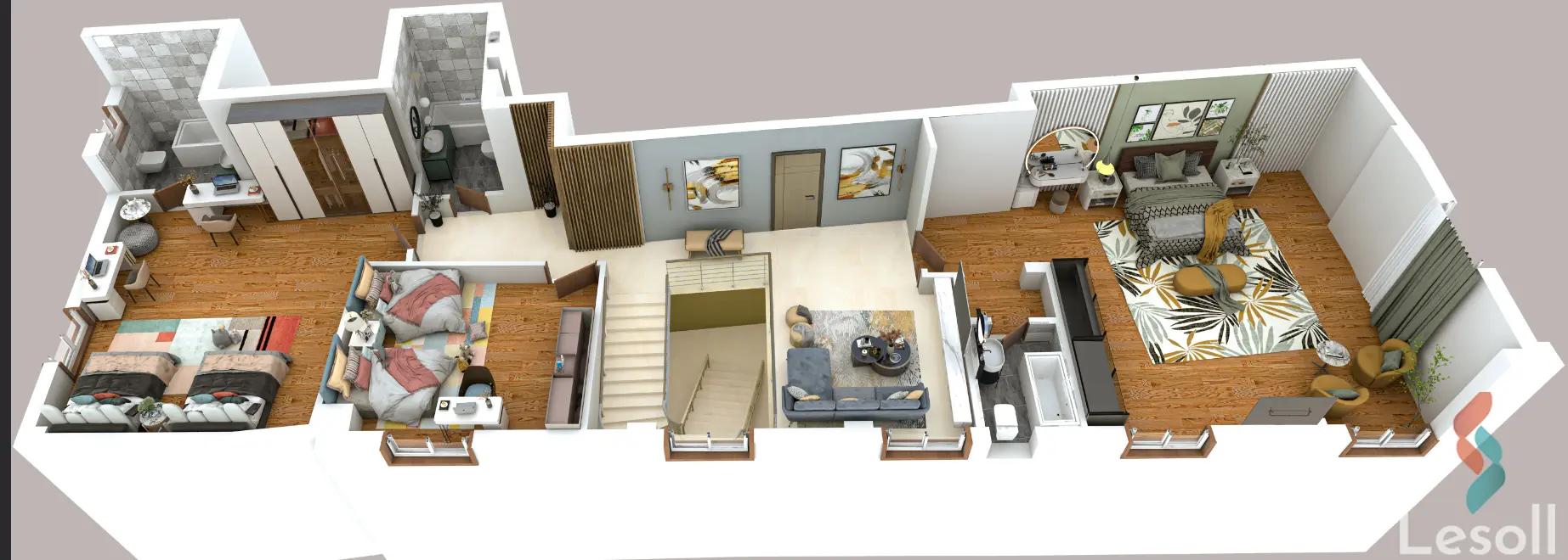 دوبلكس للبيع بمساحة 375 متر و 6 غرف في  القاهرة الجديدة القاهرة