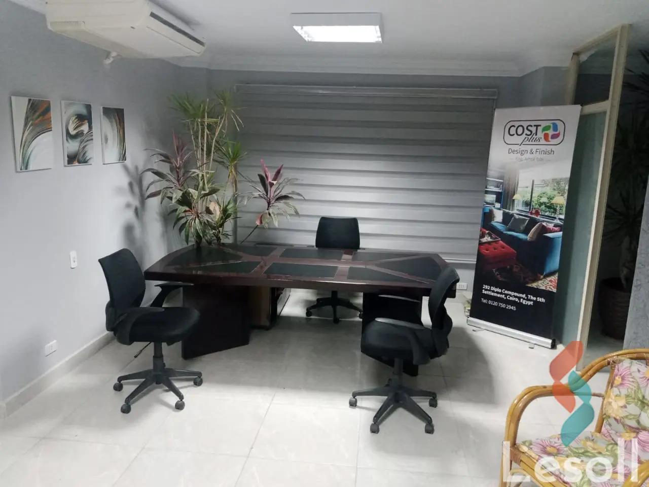 Office for monthly rent with an area 190 meters in Cheikh Zayed Giza 