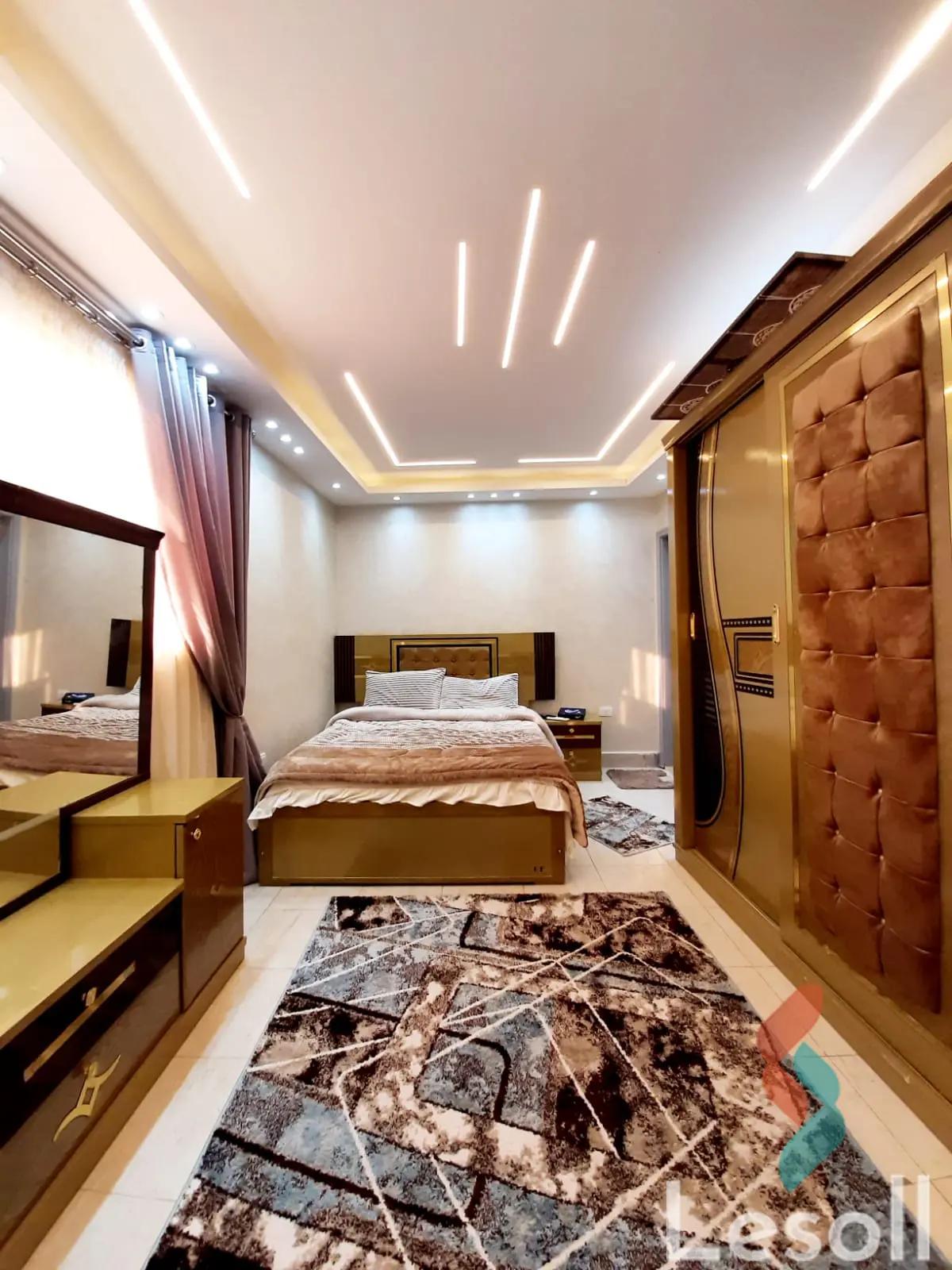 شقة للايجار اليومي بمساحة 165 متر و غرفتان في المهندسين الجيزة - كل الصور