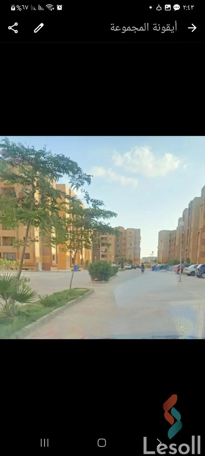 Apartment for sale with an area 75 meters and 2 room in  Badr City Cairo 