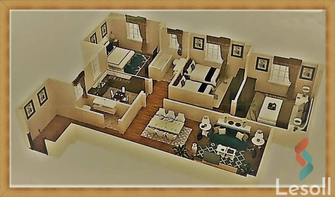 شقة للبيع بمساحة 135 متر و 3 غرف في  التجمع الخامس - القاهرة الجديدة القاهرة - صورة 2