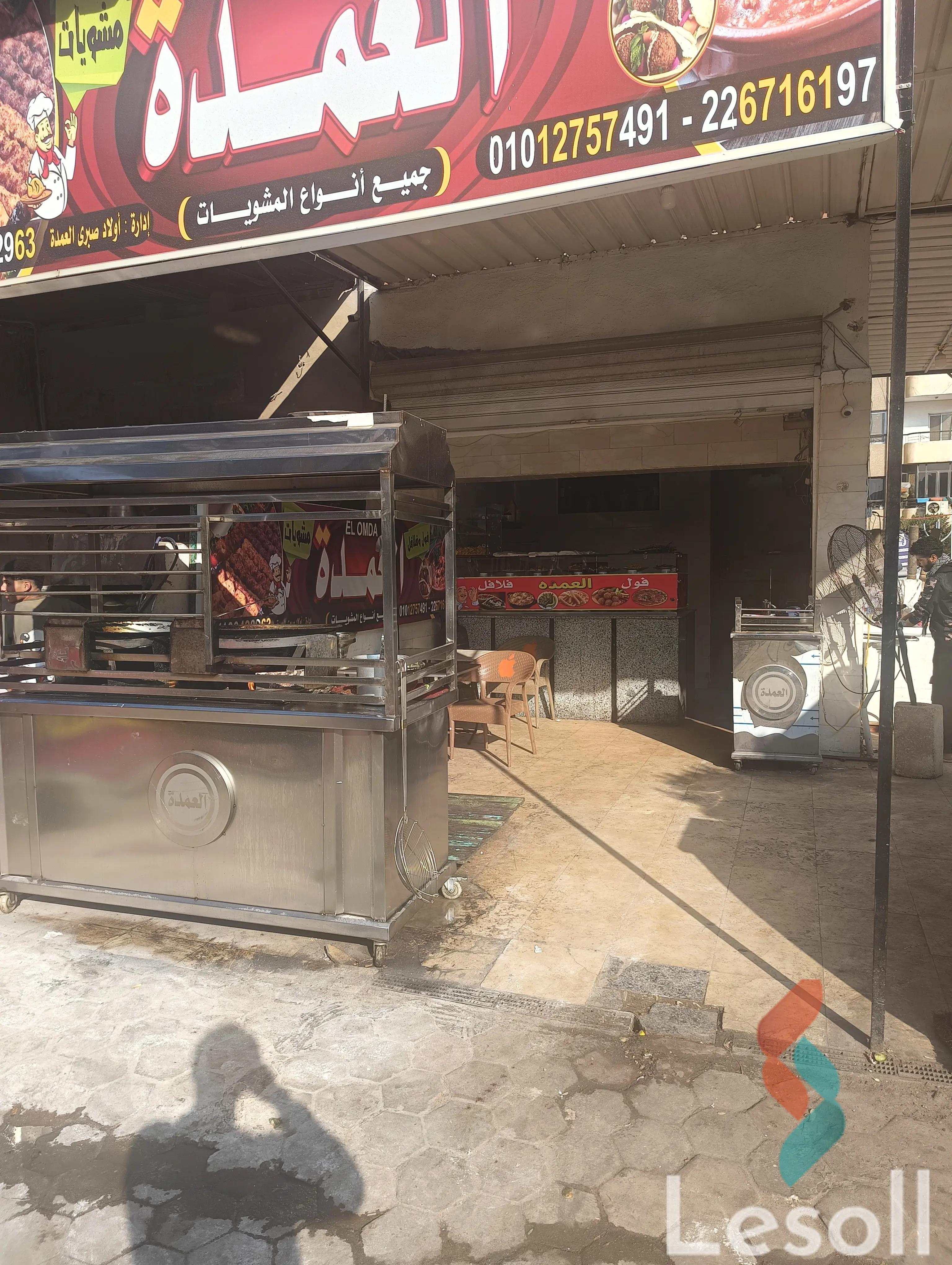 مطعم للايجار الشهري بمساحة 70 متر في مدينة نصر القاهرة 