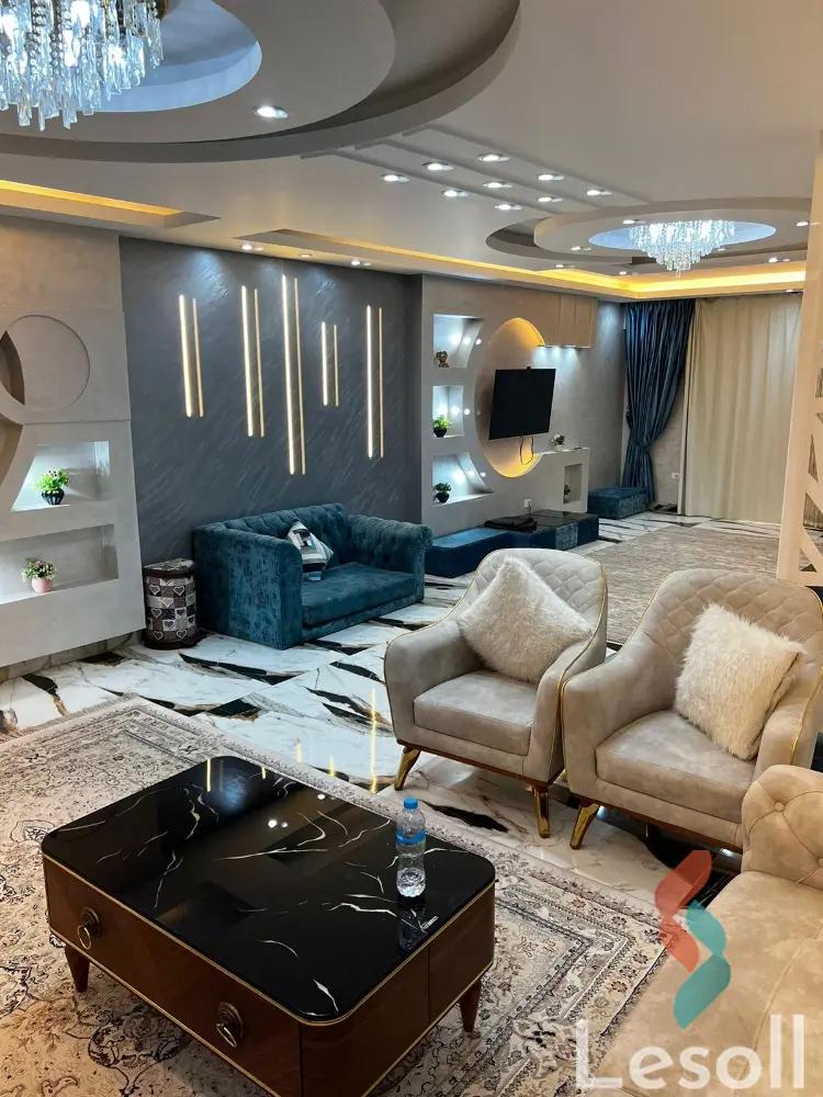 شقة للايجار اليومي بمساحة 210 متر و 3 غرف في المهندسين الجيزة