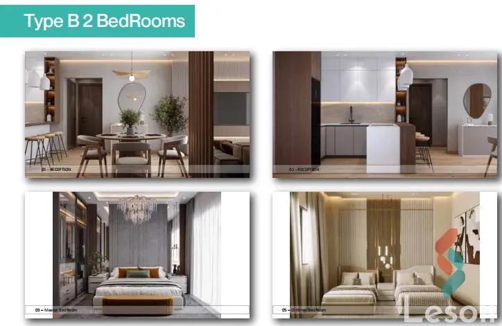 شقة للبيع بمساحة 120 متر و غرفتان في  شرم الشيخ جنوب سيناء